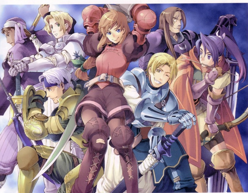 elmina niet and garrett stampede (wild arms and 1 more) drawn by ooba_wakako