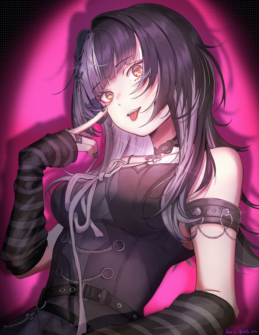 shiori novella (hololive and 1 more) drawn by l_yth