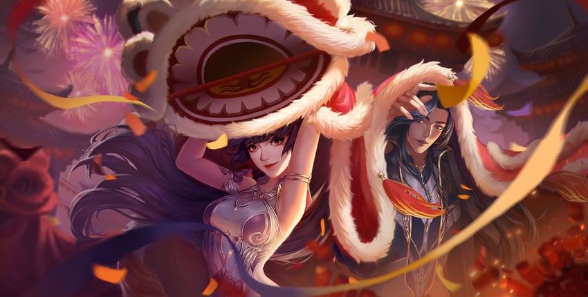 xiao wu and tang san (douluo dalu) drawn by nuomi