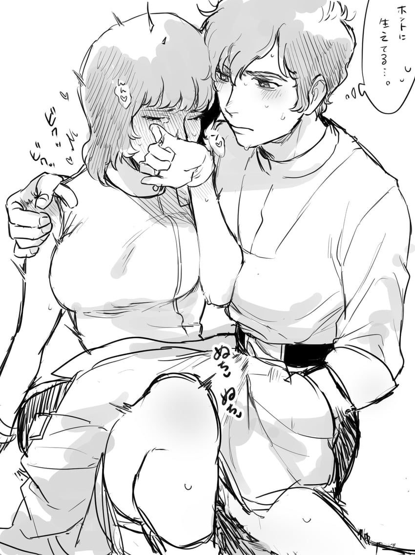 judau ashta and fa yuiry (gundam and 2 more) drawn by otenki93