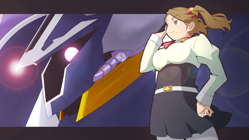 sazaki kaoruko and r-gyagya (gundam and 2 more) drawn by rinon