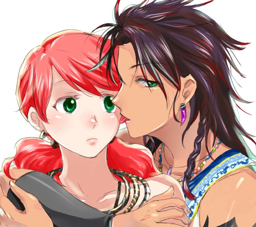 oerba dia vanille and oerba yun fang (final fantasy and 1 more) drawn by ririclub