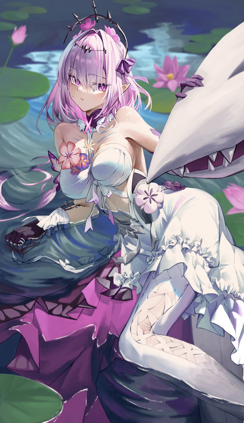 castorice and pollux (honkai and 1 more) drawn by momo_(2240807)