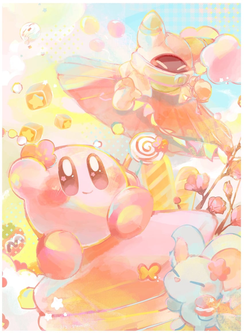 kirby, magolor, elfilin, morpho knight, void termina, and 1 more (kirby) drawn by stern_(stern_dream)