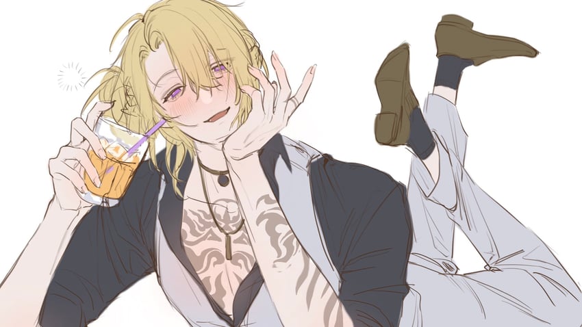 luca kaneshiro (nijisanji and 1 more) drawn by papa_(you_have_today)