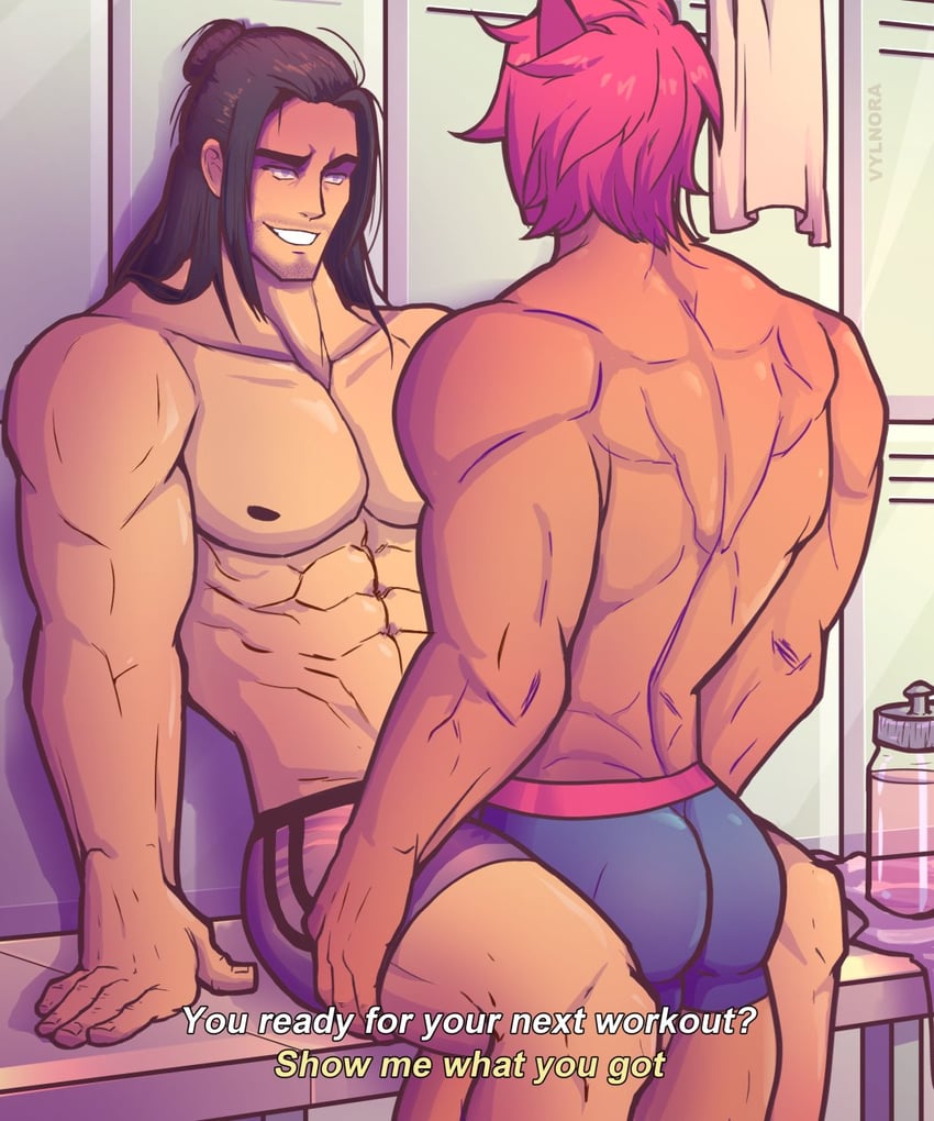 sett and sylas (league of legends) drawn by vylnora