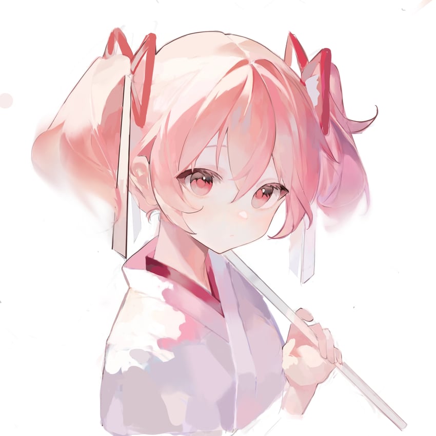 kaname madoka (mahou shoujo madoka magica) drawn by win10_(zhi)