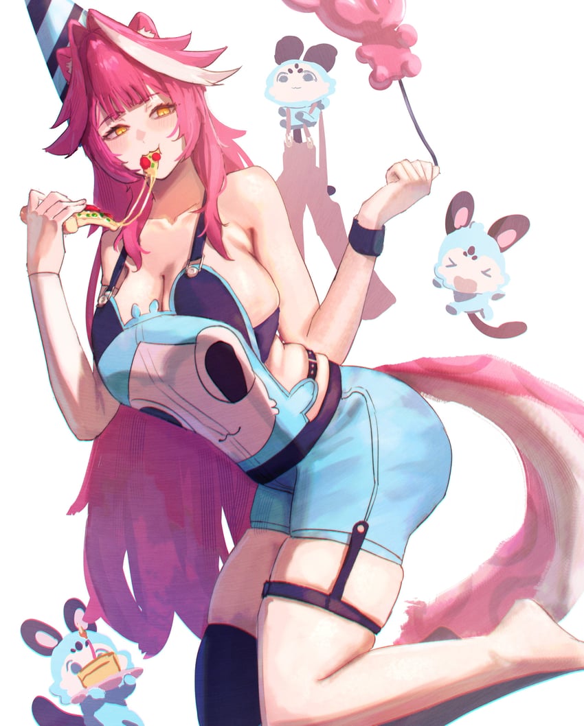 raora panthera and chattino (hololive and 1 more) drawn by erasorpepero