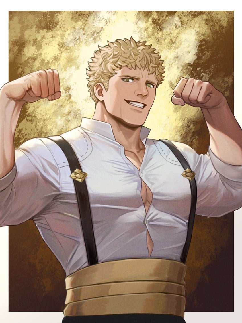 raphael kirsten (fire emblem and 1 more) drawn by wrainbow13
