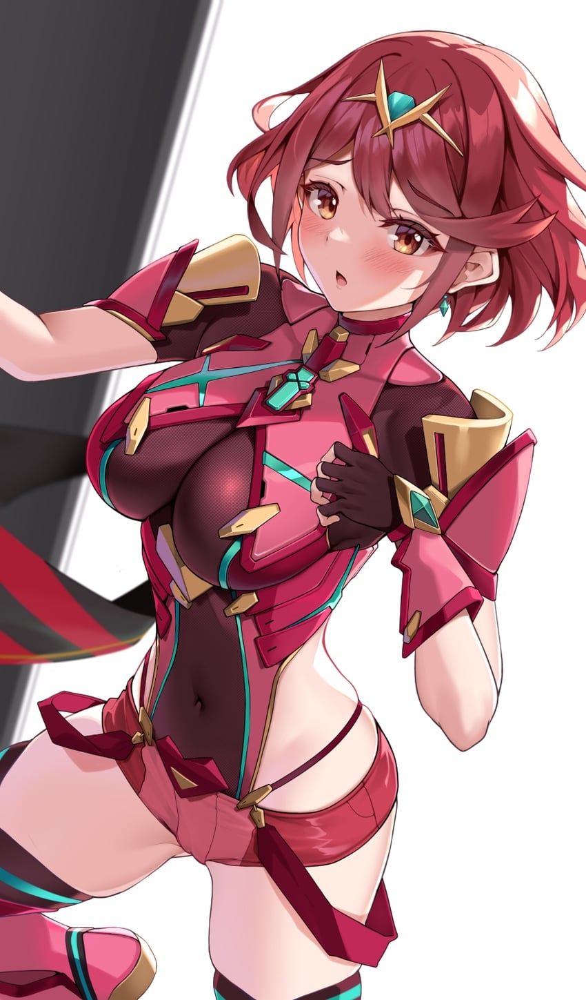 pyra (xenoblade chronicles and 1 more) drawn by matrix16