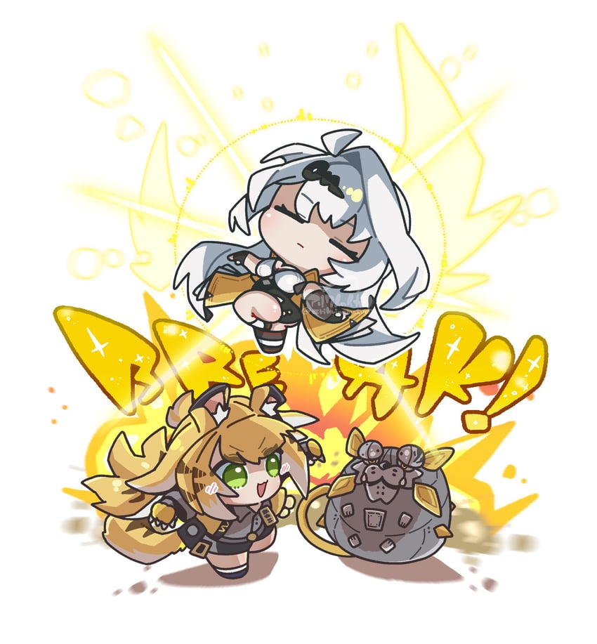 yixuan and ju fufu (zenless zone zero) drawn by arikuigames1105