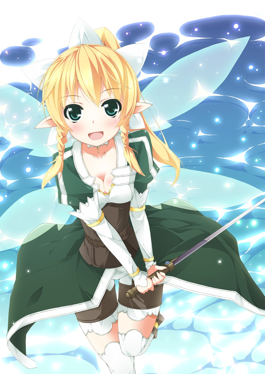 leafa (sword art online) drawn by kanzaki_sora