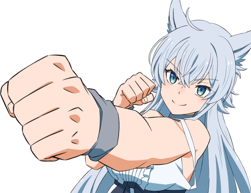 fenrys (lv2 kara cheat datta moto yuusha kouho no mattari isekai life) drawn by user_rkmn8548