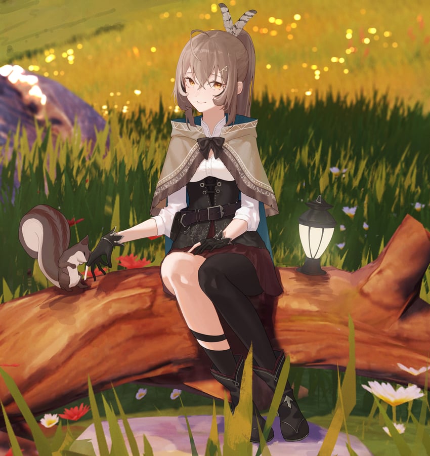 nanashi mumei (hololive and 1 more) drawn by cistus
