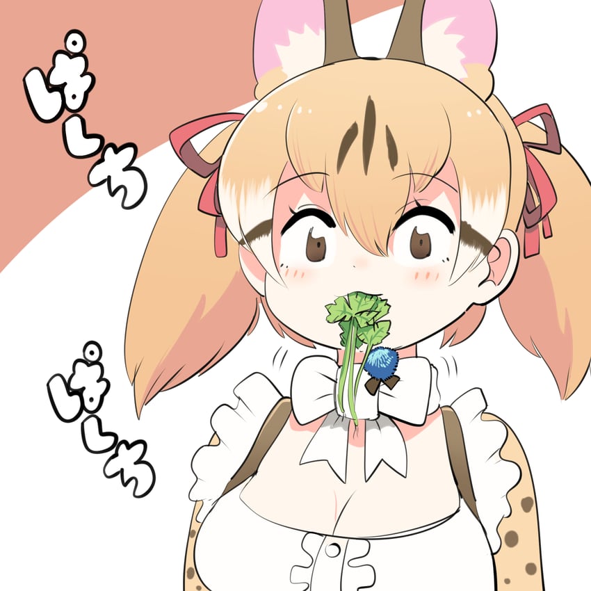 large-spotted genet (kemono friends and 1 more) drawn by mcgunngu
