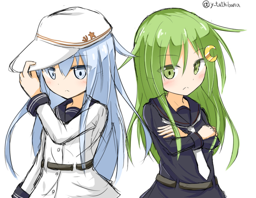 hibiki, verniy, and nagatsuki (kantai collection) drawn by yamato_tachibana
