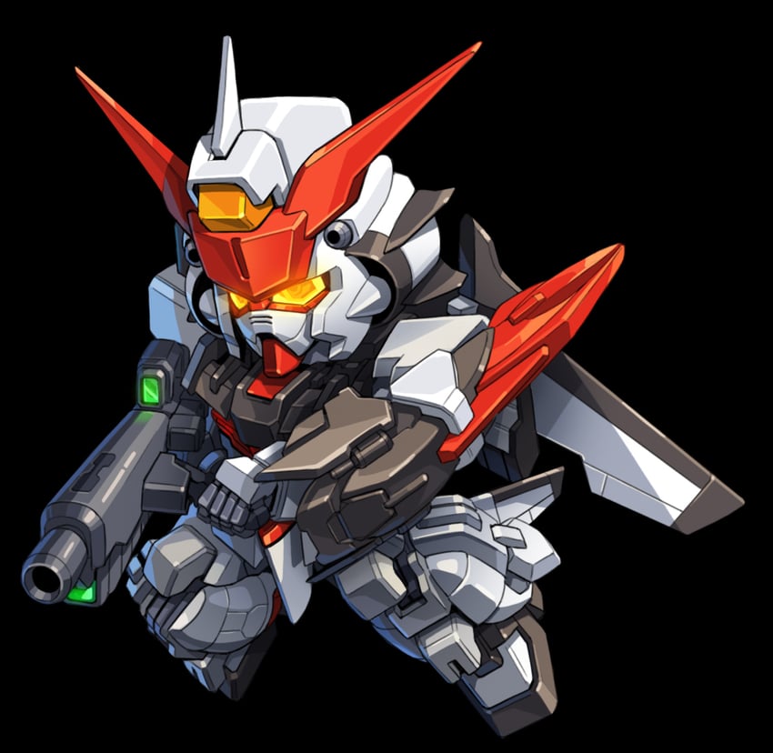 murasame kai (gundam and 3 more) drawn by taedu