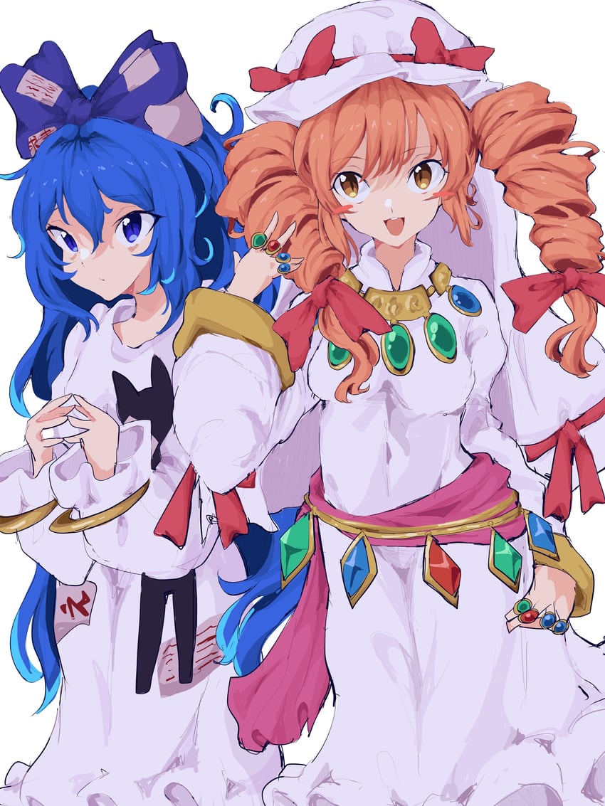 yorigami shion and yorigami jo'on (touhou) drawn by mugi_(mugimugi_9kv)