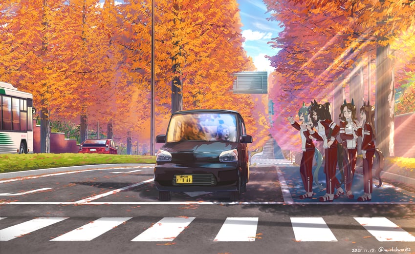 special week, king halo, seiun sky, grass wonder, and el condor pasa (umamusume) drawn by takuzui