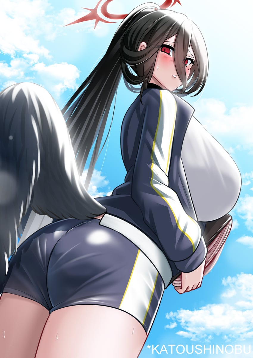 hasumi (blue archive) drawn by katou_shinobu