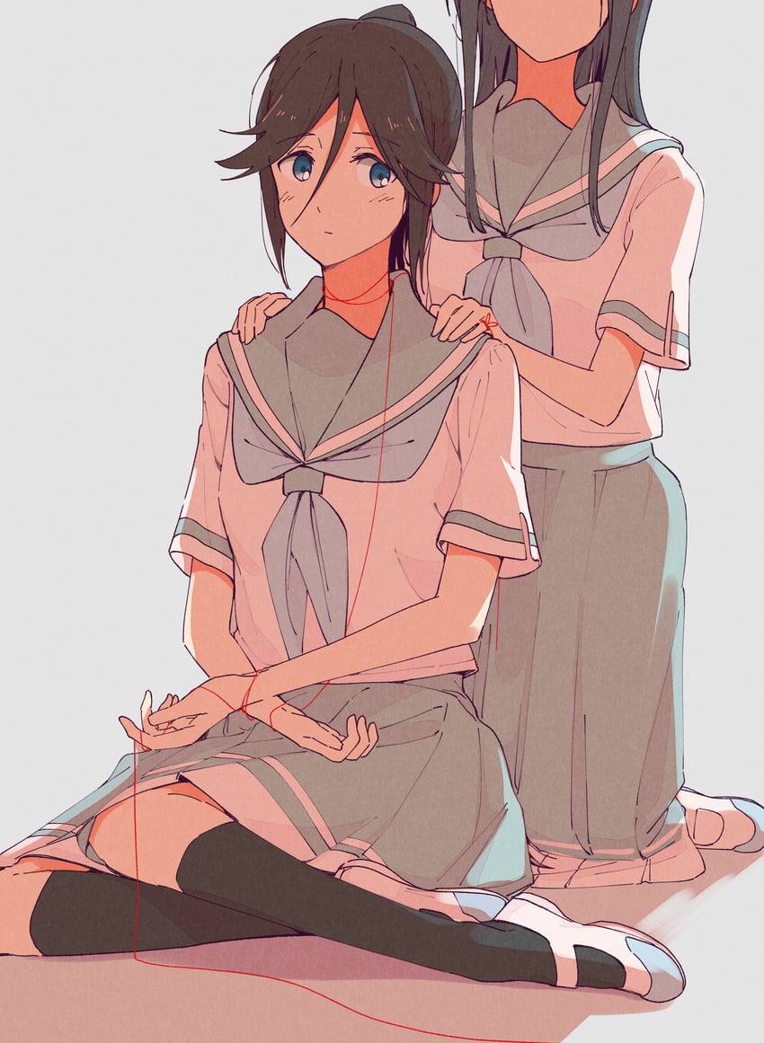 yoroizuka mizore and kasaki nozomi (hibike! euphonium and 1 more) drawn by sawara65