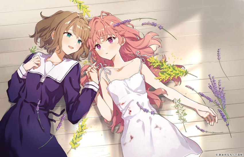 kagari mimi and totsuki shiina (kimi ga shinu made koi wo shitai) drawn by aono_nachi