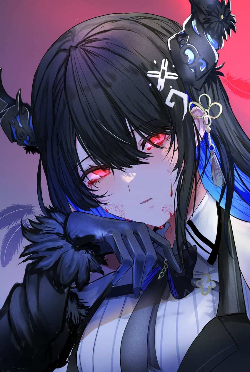 nerissa ravencroft (hololive and 1 more) drawn by ssa_(kiseion)