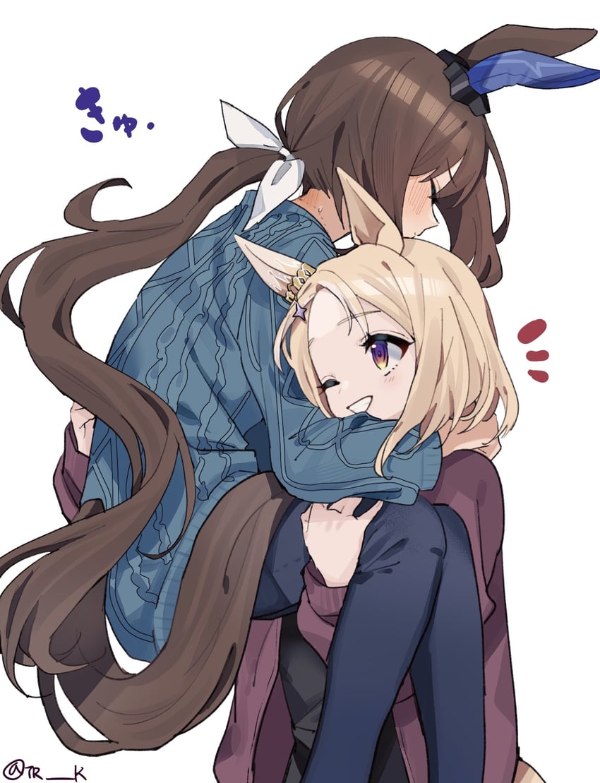 admire vega and narita top road (umamusume) drawn by tarako