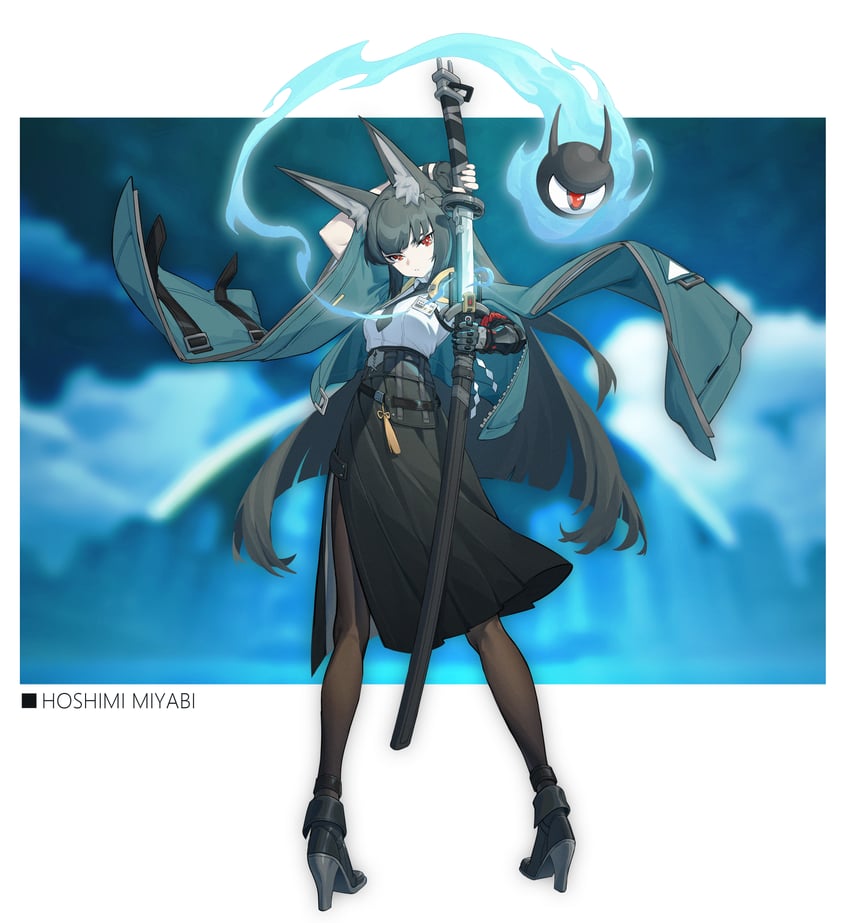 hoshimi miyabi and tailless (zenless zone zero) drawn by naezy_miao