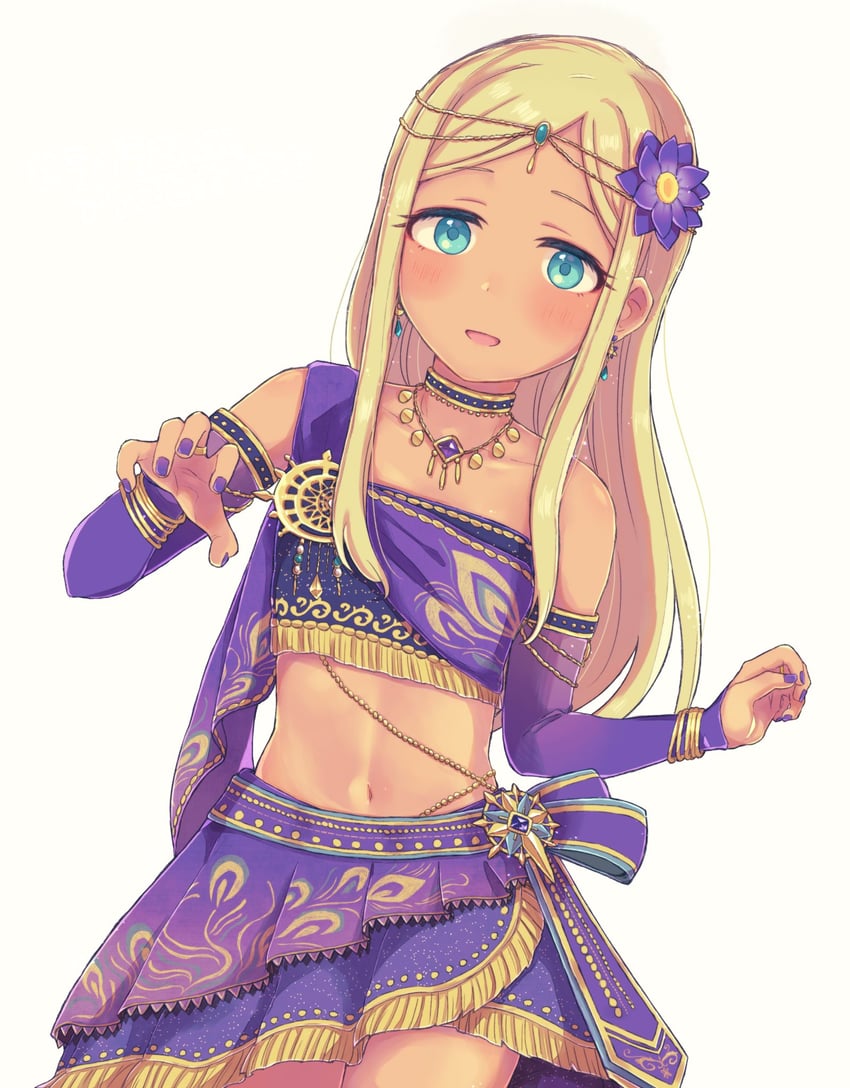 layla (idolmaster and 2 more) drawn by akr_mas