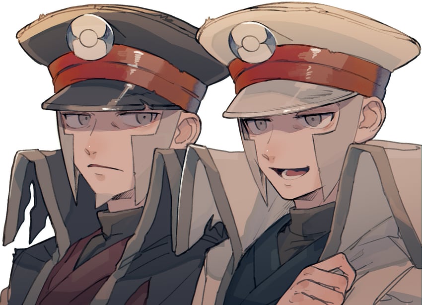 ingo and emmet (pokemon and 2 more) drawn by akamtvahosi