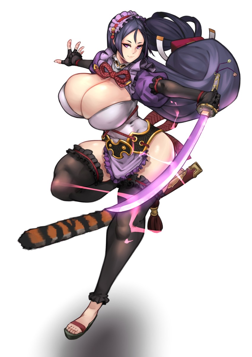 minamoto no raikou (fate and 1 more) drawn by kelvin_hiu
