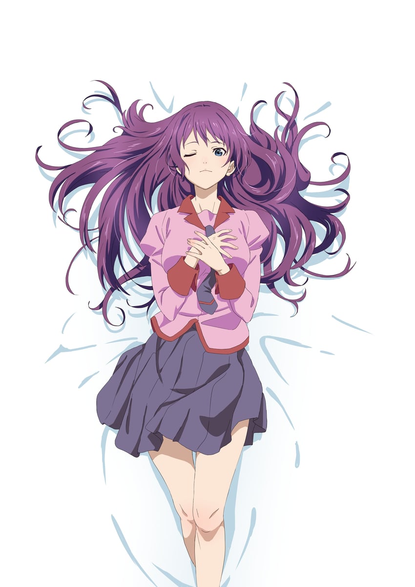 senjougahara hitagi (monogatari) drawn by atsumi_tomoya