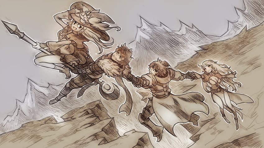 frey, kasel, cleo, and roi (king's raid)
