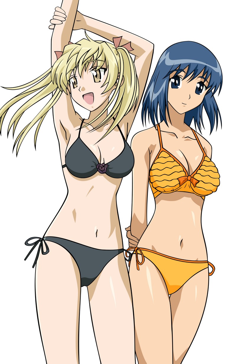 suou mikoto and sawachika eri (school rumble) drawn by kobayashi_jin