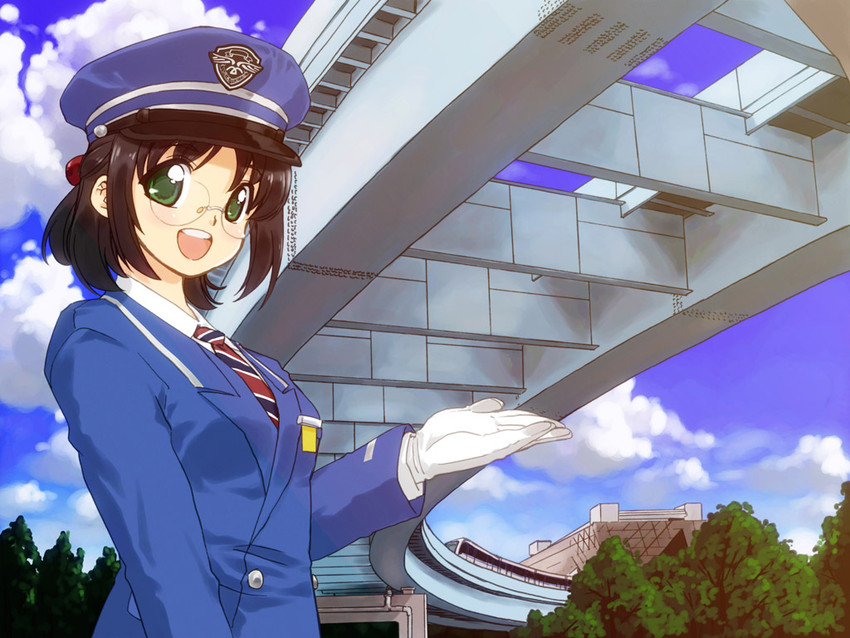 aomi yurika (tetsudou musume and 1 more) drawn by tessai