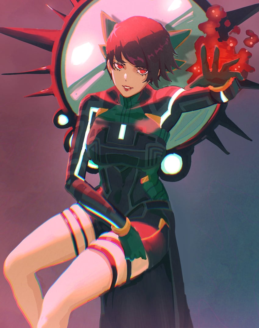 hiromine yoko (shin megami tensei and 2 more) drawn by nitsuga_zenitram