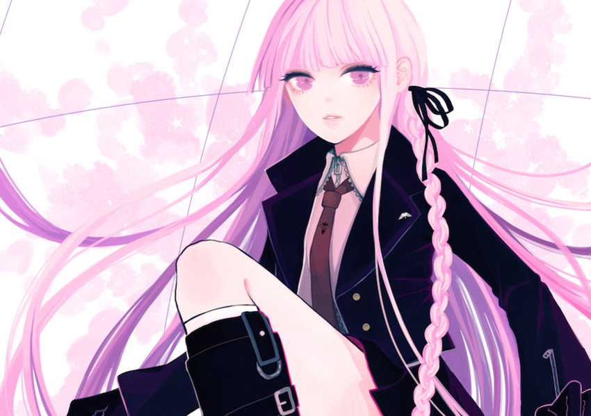 kirigiri kyoko (danganronpa and 1 more) drawn by yoonmi