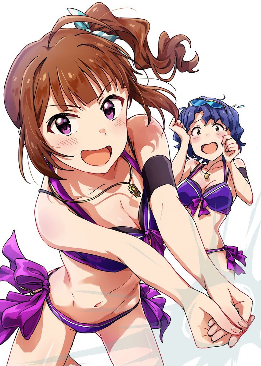yokoyama nao and toyokawa fuka (idolmaster and 2 more) drawn by ayano_yuu_(sonma_1426)