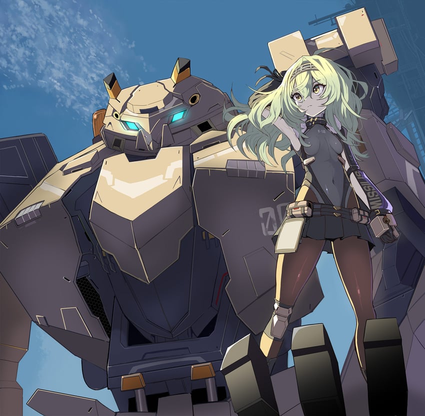 kilo and talos (goddess of victory: nikke) drawn by syope