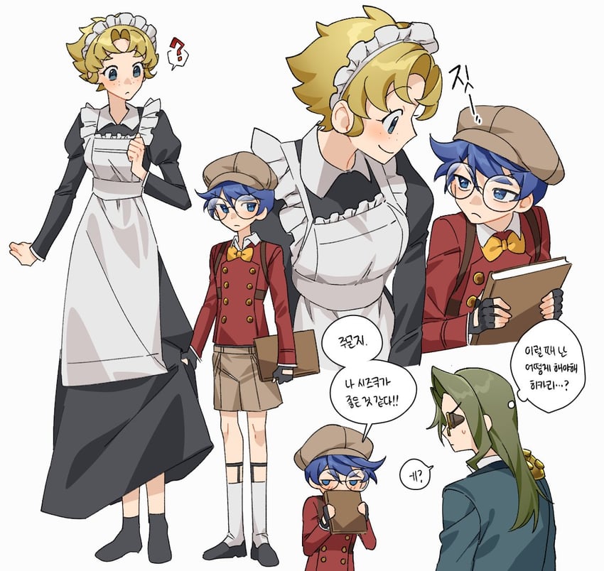 pierce nichody, sorin sprocket, and ellen wyatt (ace attorney and 1 more) drawn by dhahfdlq_rhkxkz