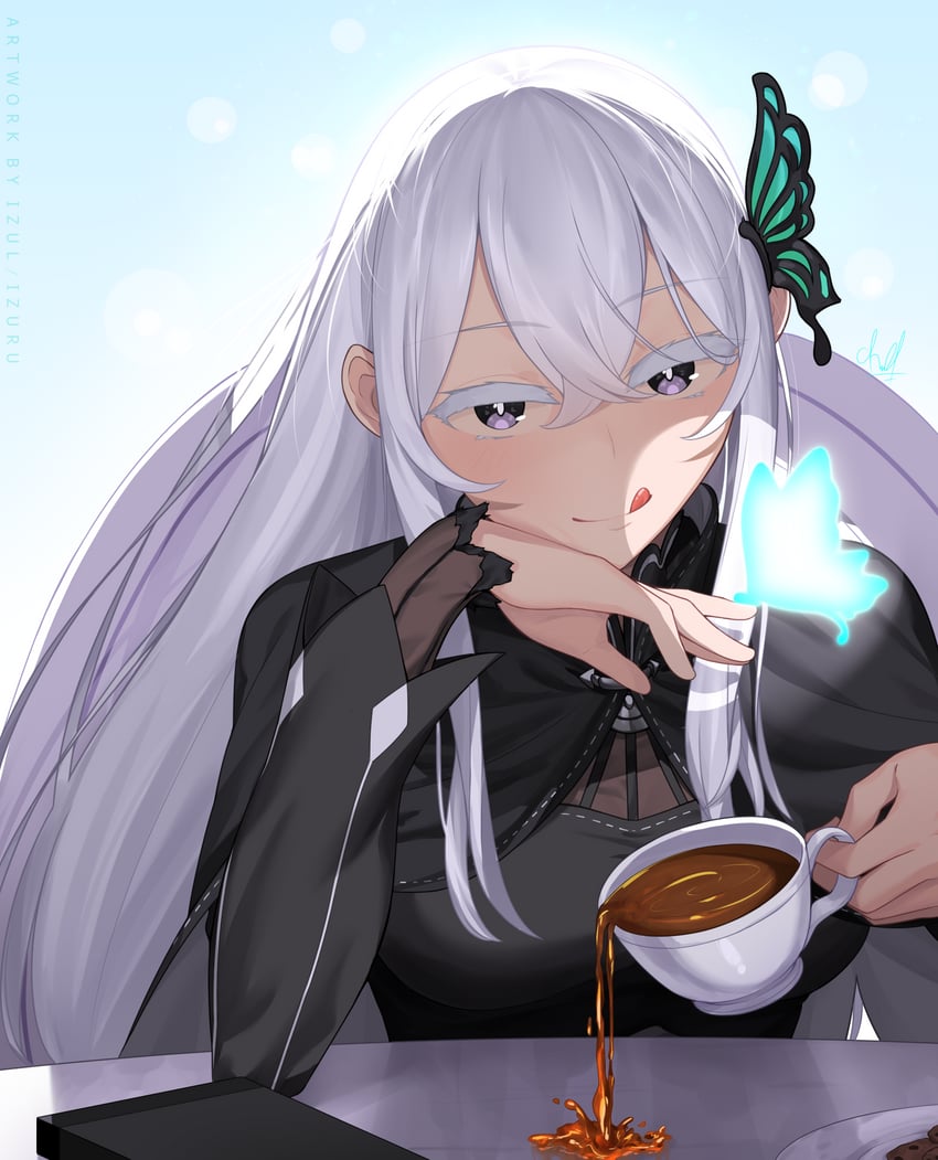echidna (re:zero kara hajimeru isekai seikatsu) drawn by nanatsuichi
