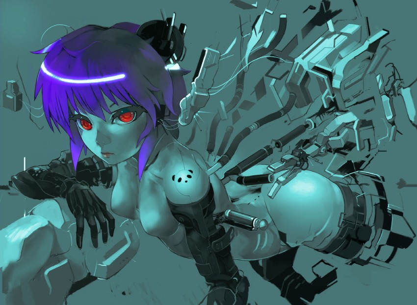 kusanagi motoko (ghost in the shell) drawn by uturo