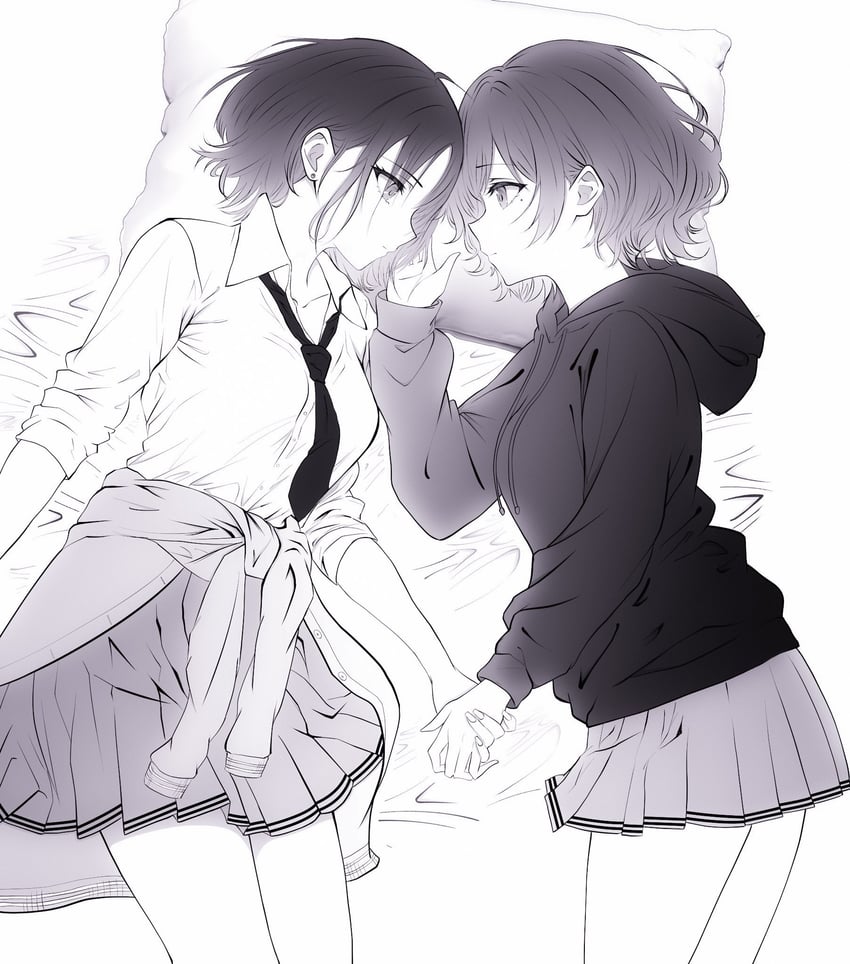 higuchi madoka and asakura toru (idolmaster and 1 more) drawn by koukashita