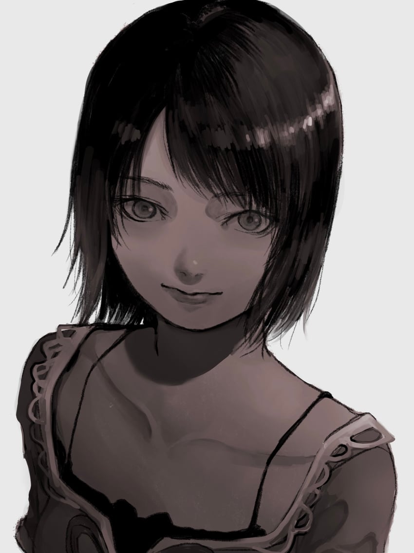 amakura mio (fatal frame and 1 more) drawn by gauss_<bokashi
