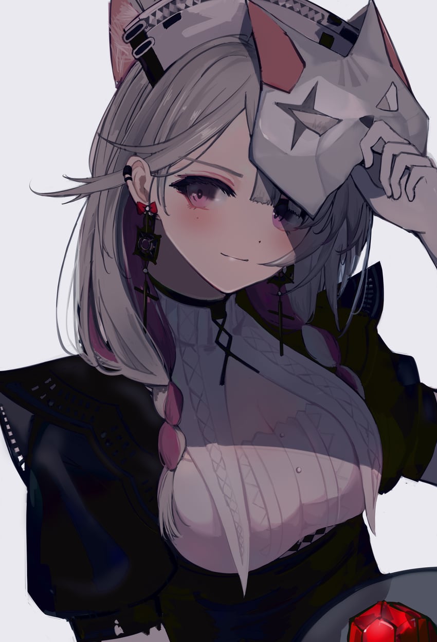kazemaru (arknights) drawn by 8rk9
