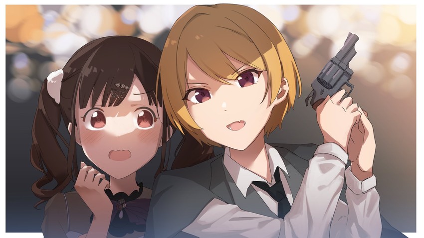 sonoda chiyoko and saijo juri (idolmaster and 1 more) drawn by tolkn1
