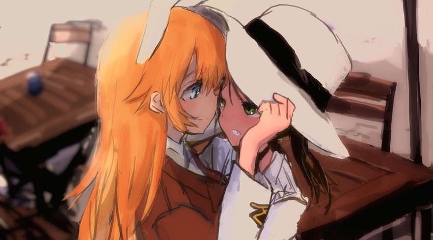 charlotte e. yeager and francesca lucchini (world witches series and 1 more) drawn by kabuyama_kaigi