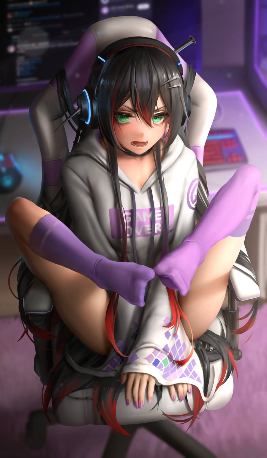 mika melatika (nijisanji and 1 more) drawn by numanoan