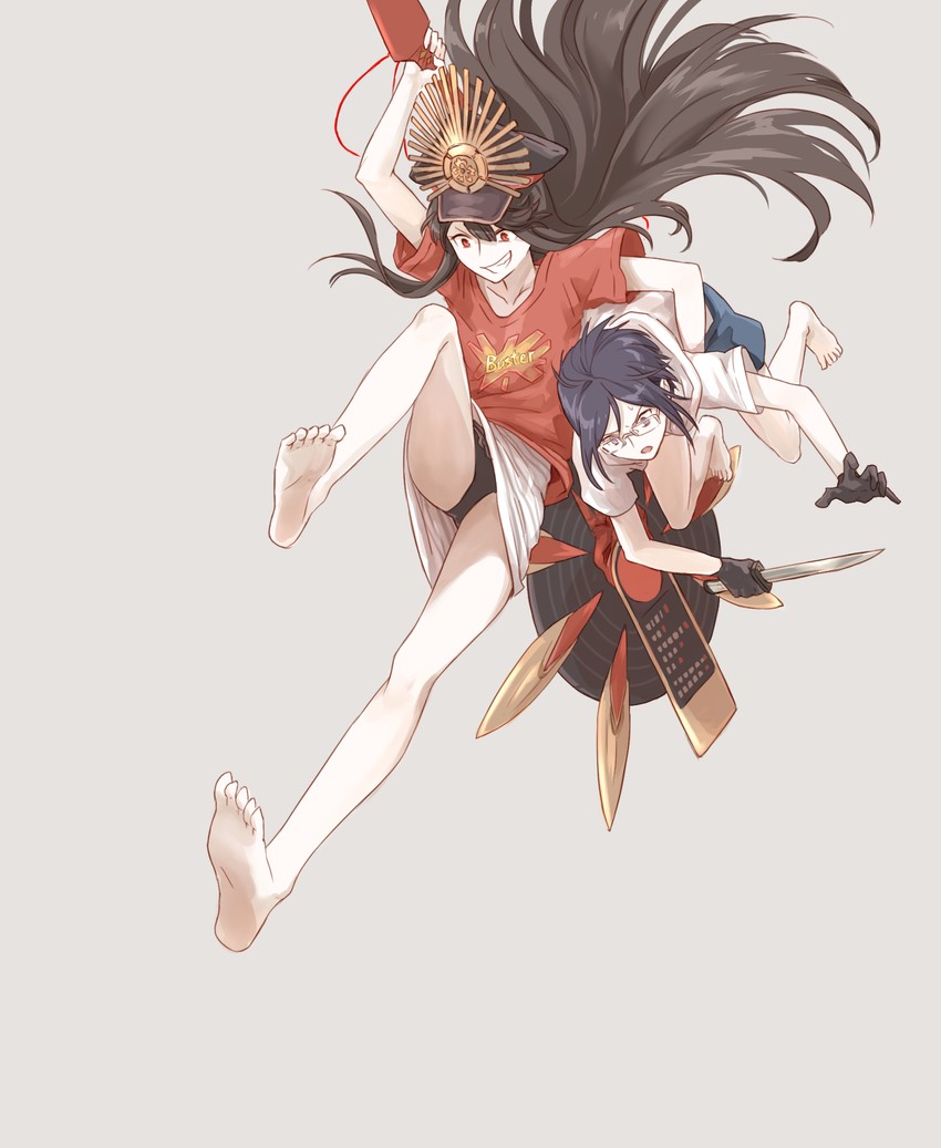oda nobunaga and yagen toushirou (fate and 2 more) drawn by siya_ho
